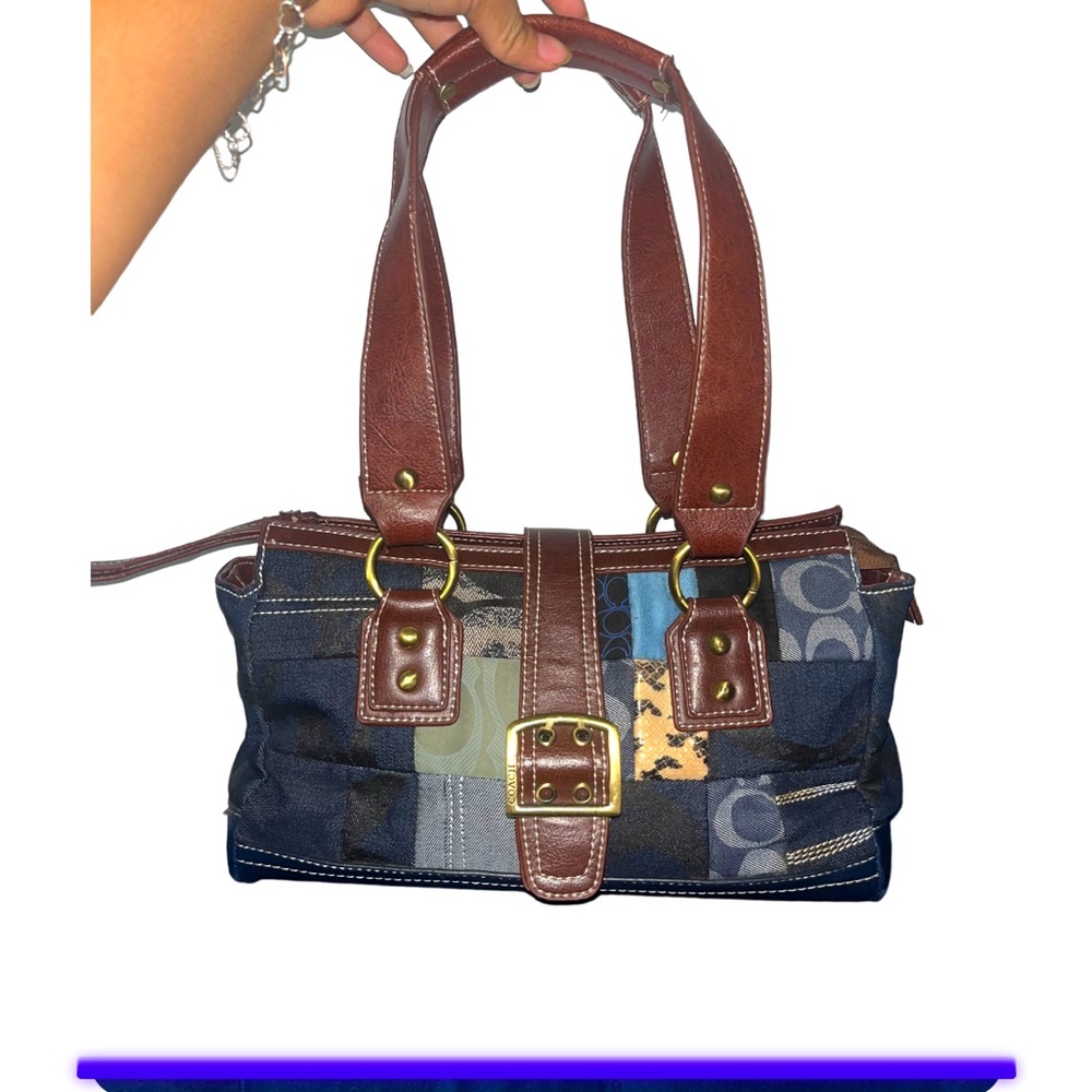 Couch Denim Patchwork Purse